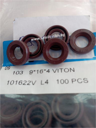 Oil seal  A 9x16x4 Viton SOG/TW