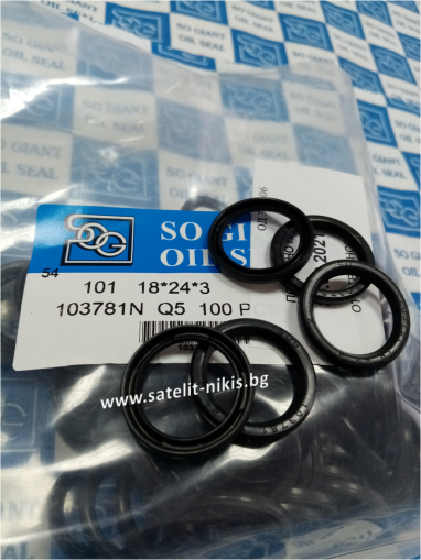 Oil seal   AOF 18x24x3 NBR SOG/TW