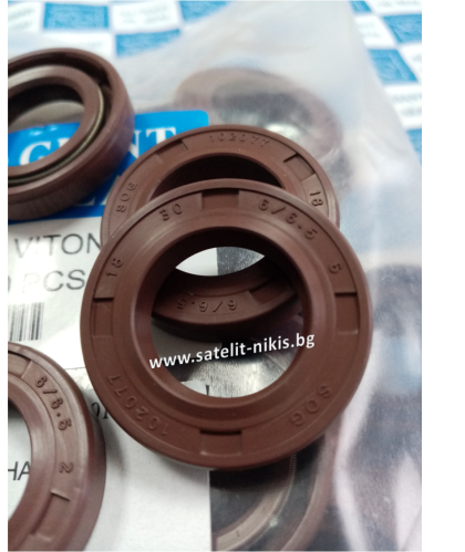 Oil seal   TCV (122) 18x30x6/6.5 Viton SOG/TW , for hydraulik pumps,motors and hydrodynamic couplings