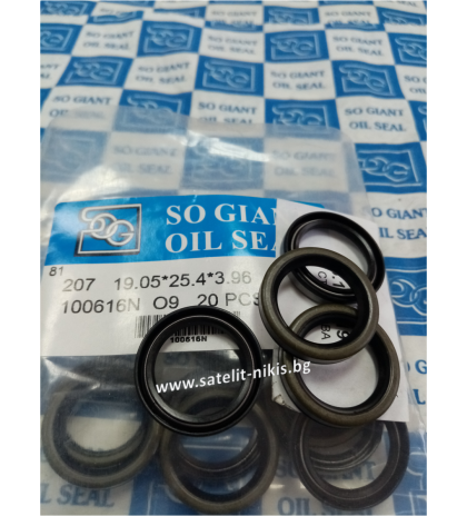 Oil seal   В 19.05x25.4x3.96 NBR SOG/TW