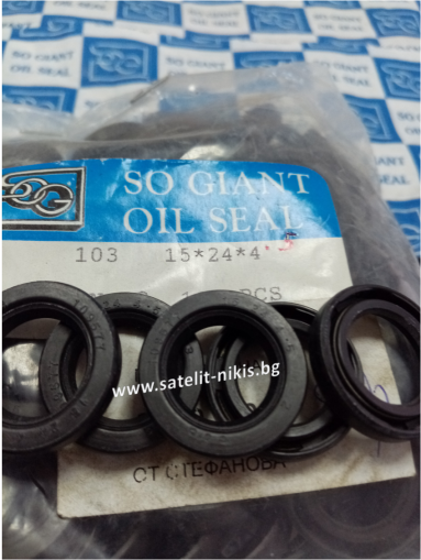 Oil seal  A 15x24x4.5 NBR SOG/TW