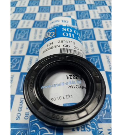 Oil seal AS 28x47x8 NBR SOG/TW, ISUZU 5-09625-053-1, 5-09625-053-2, MITSUBISHI MB 290311, MITSUBISHI-MB 07318