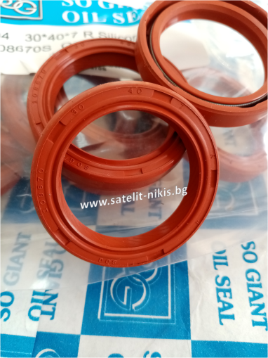 Oil seal   AS 30x40x7 R  Silicone SOG/TW