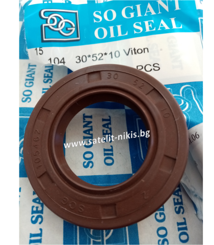 Oil seal   A 30x52x10 Viton SOG/TW