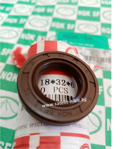 Oil seal  AS 18x32x6  Viton NQK.SF/China