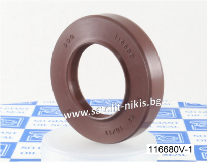 Oil seal AS 40x80x10 Viton SOG/TW, CLAAS 02144420