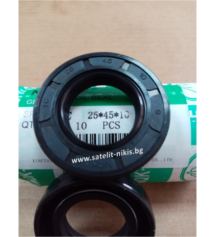  Oil seal  AS 25x45x10 NBR NQK.SF/China, DEUTZ-FAHR 215201100, HURLIMANN 215201100, LAMBORGHINI 215201100, PIAGGIO 17029, SAME 215201100, TOYOTA 9031125002