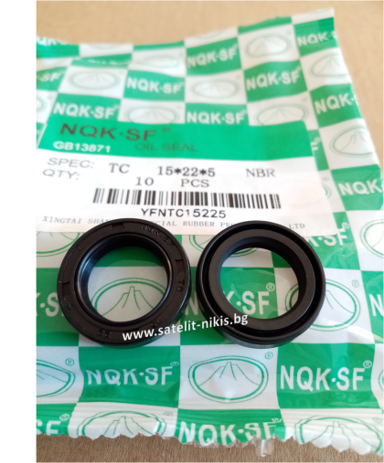  Oil seal  AS 15x22x5 NBR NQK.SF/China