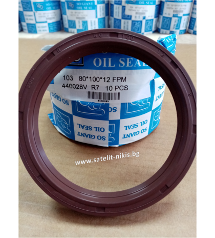 Oil seal A (103)  80x100x12 Viton SOG/TW , ZF 0750111017