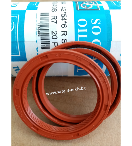 Oil seal  AS (104) 42x54x6 R Silicone SOG/TW