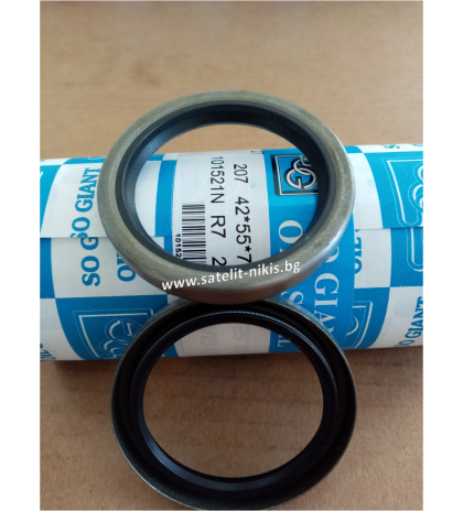 Oil seal   В (207)  42x55x7 NBR SOG/TW, manual transmission,injector pump of IVECO 93193759, RENAULT TRUCKS 5000787086