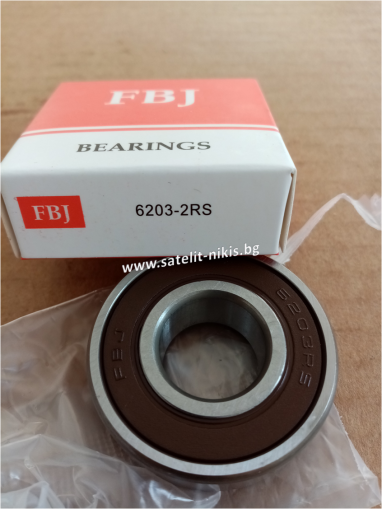 Bearing  6203-2RS FBJ, BMW 12311714520,BOSCH 1100900000,CHRYSLER 2098475,CLAAS 0002377090,FIAT 62032RS,FORD 10469092,FORSCHRITT 9902890378,GREAT PLANS 820-008C,JOHN DEERE AL23851,MASSEY FERGUSON 1440486X1,NEW HOLLAND 362804,OROS 1.327.561 