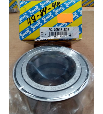 Wheel bearing  FC.40918.S02 SNR/France,front axle of NISSAN 40210-00QAC, RENAULT 82 00 217 919