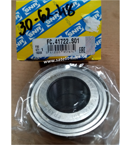 Wheel bearing  FC.41722.S01 SNR/France, for rear axle of DACIA 6001548986,  RENAULT 43 21 005 52R | 82 00 494 580 | 8200002874
