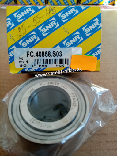 Wheel bearing  FC 40858 SO3 SNR/France,  rear axle of DACIA 77 01 208 058, RENAULT 82 00 645 712 | 8200038252