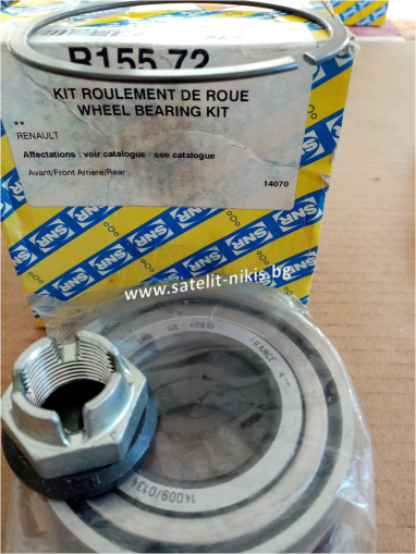 Wheel bearing kit  R155.72 SNR/France,  front axle of RENAULT 7701206771