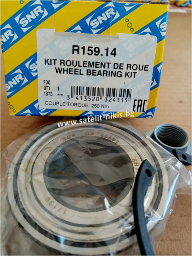 Wheel bearing kit  R159.14  SNR/France,  front axle of CITROEN 16 063 749 80,3326.69, FIAT 1346650080, PEUGEOT 3326.69