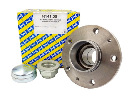 Wheel hub with bearing  R141.00 ( 42x143x60/103 ) SNR/France for rear axle of CITROEN 1606374780; FIAT 51754942 | 71753811; PEUGEOT 1606374780
