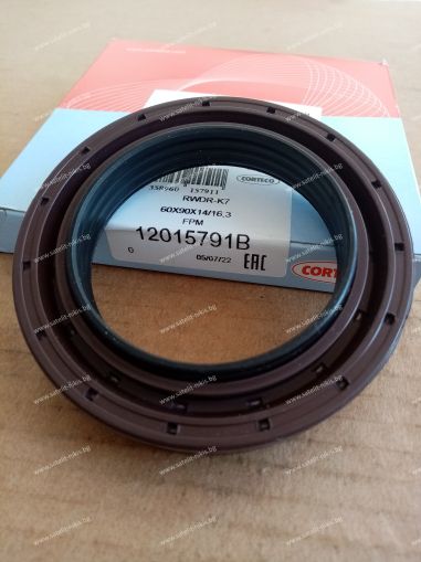 CORTECO 12015791B RWDR-K7 60x90x14/16.3 FPM , for differential of  IVECO 40102253,40102260,40102263