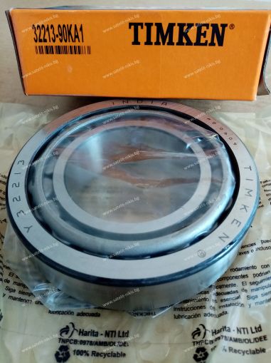 Bearing  32213 ( 65X120X32.75) TIMKEN/USA, CASE 151906441,33-1676T1,427649A1; CNH 26800190,44008411,87281035,9023965,920001538; LEMKEN 3199160; Laverda 340406265; New Holland 700051270,75216664,84041879,86509786; SAF 4200002300