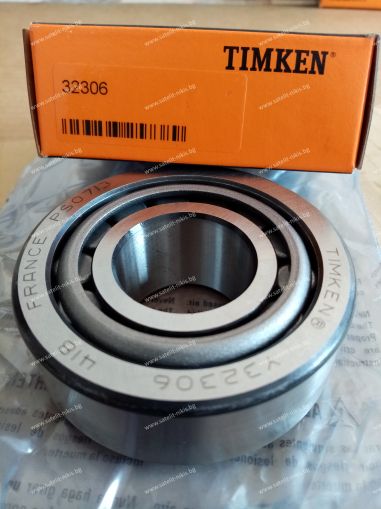 Bearing  32306 (30x72x28.75) TIMKEN/USA , JOHN DEERE 37015; MAN 06 32490 2800,06 32499 0112, 34 93420 0002, 88 93420 6010, A0 02343 2306 , A0 77232 0600; MASSEY FERGUSON 1820418M1,1829418X1; MERCEDES BENZ 000 981 9505,000720 032306, 001 981 8305, 001 981 