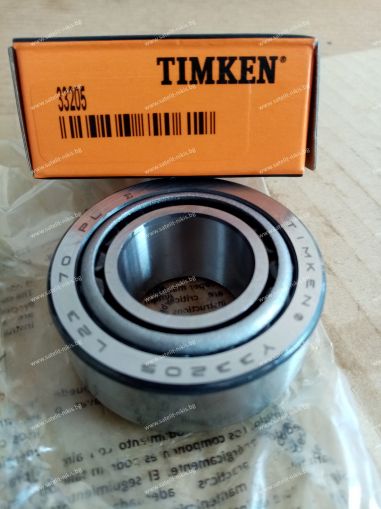 ЛАГЕР 33205 ( 25X52X22) TIMKEN/USA, JOHN DEERE JD10061; MERCEDES BENZ 003 981 1005, 003 981 1505, 003 981 9505,006 981 5805; RENAULT TRUCKS 5001852654 ;VALTRA 40923