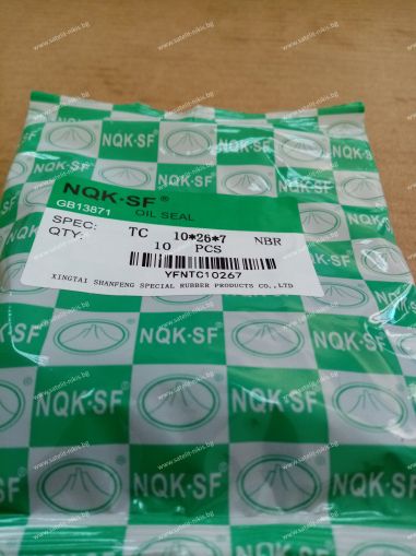 Oil seal   AS 10x26x7 NBR NQK.SF /China