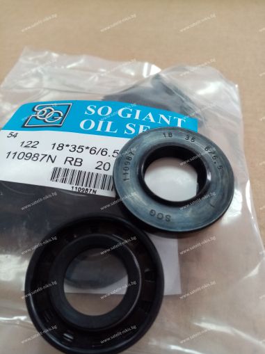 Oil seal TCV (122) 18x35x6/6.5 NBR SOG/TW , for hydraulik pumps,motors and hydrodynamic couplings