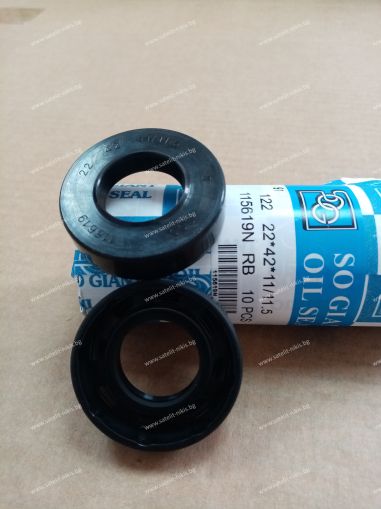 Oil seal TCV (122) 22x42x11/11.5 NBR SOG/TW , for hydraulic pumps,motors and hydrodynamic couplings