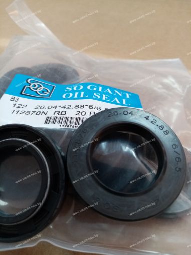 Oil seal TCV (122) 26.04x42.88x6/6.5 NBR SOG/TW , for hydraulic pumps,motors and hydrodynamic couplings