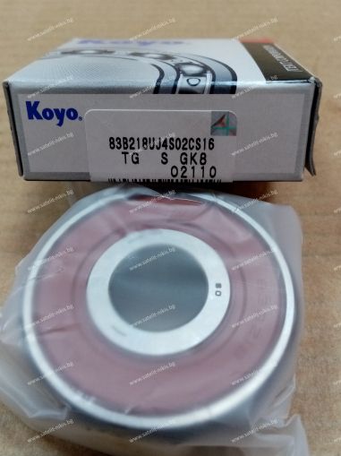 Bearing  83B218 UJ4S02CS16 (17x52x17)  KOYO/JAPAN, alternator axis of  BOSCH,FORD 6G;VALEO A14Vi for AUDI;BMW;FORD;JAGUAR;LAND ROVER;MERCEDES-BENZ;SAAB;VW