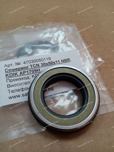 Oil seal TCN 30x50x11 NBR  KDIK/China,  NOK AP1709H  for hydraulic pumps and motors 