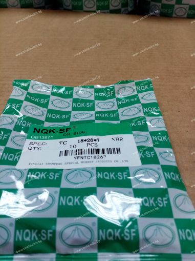 Oil seal  AS 18x26x7 NBR NQK.SF /China