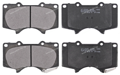 A.B.S. 37420 brake pad set, disc brakes for front axle of Mitsubishi,Toyota,4605-A472, 04465-0K090 