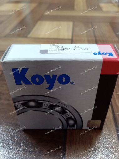 ЛАГЕР 7B2RMZS12Z ( 6007-16 2RS ,  35x62x16) KOYO / Japan 