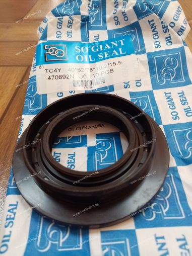 Oil seal TC4Y 40x62/78x10.2/15.5 NBR SOG/TW, for washing mashines BOSCH,UNIVERSAL