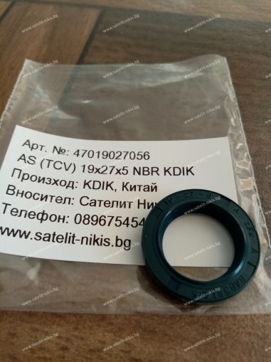 Oil seal  AS (TCV) 19x27x5 NBR KDIK /China