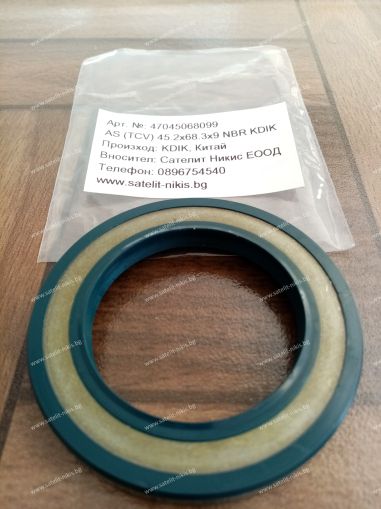 Oil seal AS (TCV) 45.2x68.3x9 NBR KDIK /China