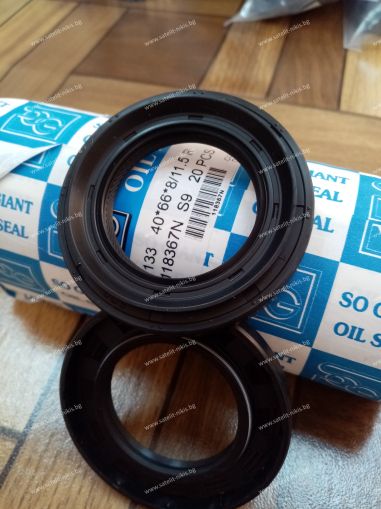 Oil seal ASSP (133) 40x66x8/11.5 R NBR SOG/TW , for manual transmission of Honda