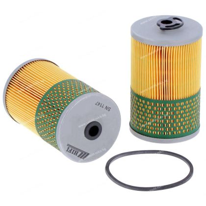 Fuel filter SN 1147 HIFI FILTER for ATLAS COPCO,CLAAS,DEUTZ,KASSBOHRER-SETRA,KOMATSU,LOMBARDINI,MAN,MERCEDES,MWM,STEINBOCK,STEYR TRUCS,VAN HOOL,ZETOR