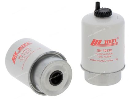 Fuel filter SN 70132 HIFI FILTER for CASE,CATERPILLAR,CHALLENGER,JOHN DEERE,MASSEY FERGUSON,STEYR,VALTRA