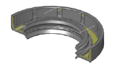 Oil seal TG69Y 37.4x62x10/12 NBR  WLK/TW , for washing mashines BOSCH,KAISER,SIEMENS