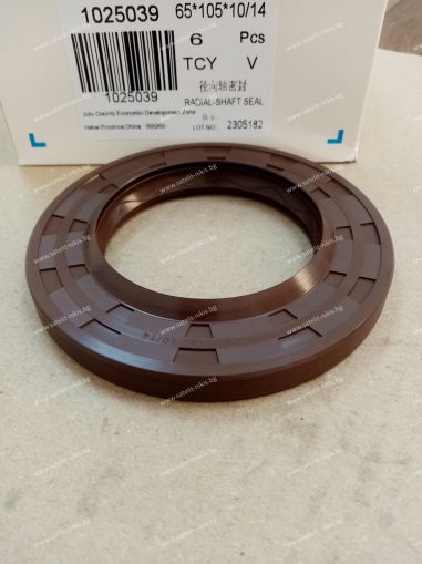 Oil seal  TCY 65x105x10/14 W Viton  , for differencial of Carraro 132193,DANA 000051872,Fendt H816300020121,New Holland 86027172,CORTECO 12013157B