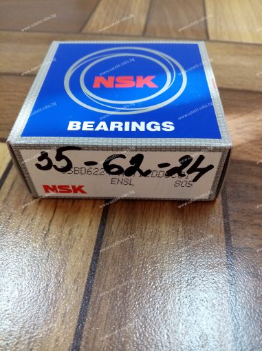 Bearing   35 BD6224 T12DDUKCG21 (35x62x24) NSK/Japan  , for A/C compressors DIESEL KIKI DCW17B,DCW17D,NIPPONDENSO 10PA15,10PA17