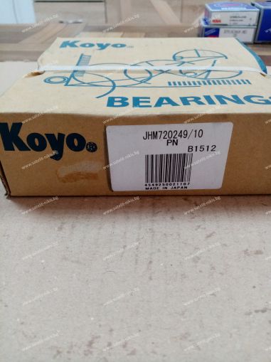 Bearing   JHM 720249/ JHM 720210 ( 100x160x41 ) KOYO/Japan , IVECO 8194959,MERITOR 098537,MERITOR 1228X596/1228W595 ,MERITOR A1228X596M,ZF 0750 117 339