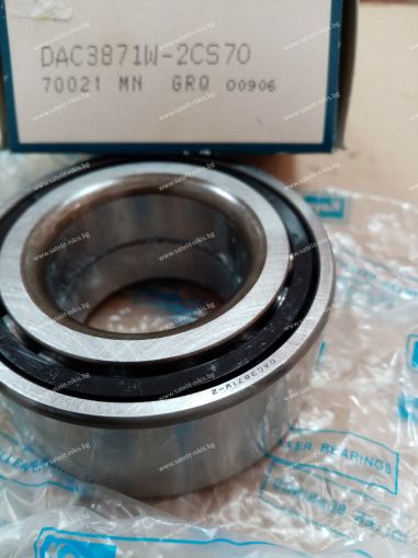 Wheel bearing DAC 3871W-2CS70  (37.990x71x33/30), for front axle of TOYOTA 90369-38005,90369-38006