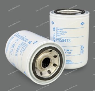 Oil filter P559418 Donaldson for ATLAS COPCO,CARRARO,CASE-IH,DEUTZ,DEUTZ-FAHR,FAUN,FENDT,KOMATSU,NEW HOLLAND,RENAULT,SAME,STILL,VALMET,VOLVO