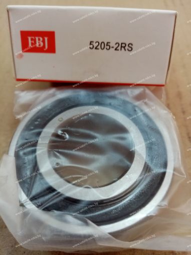 Double Row Angular Contact Ball Bearing   5205-2RS=3205-2RS ( 25x52x20.6 ) FBJ, for seeders  LEMKEN, John Deere AZ49176,AZ64070,DE19311