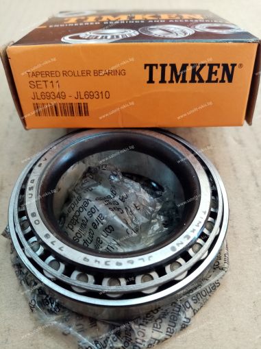 Bearing   JL69349/JL69310  ( 38X63X17 ) SET 11 TIMKEN/USA , Agco 70582091,70582092; CASE 61801C1,61802C91; GREAT PLAINS 822-197C,822-198C; John Deere JD6902,JD9159,JD9602 ;Massey Ferguson 843125M1,843126M1; New Holland 273633,273634