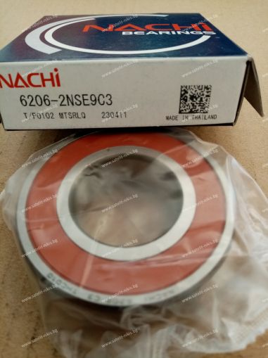 Bearing  6206 2RS C3 (30x62x16 ) NACHI/Japan, CLAAS 0002154670,0002160840, JOHN DEERE AH227077,JD10383, NEW HOLLAND 274198